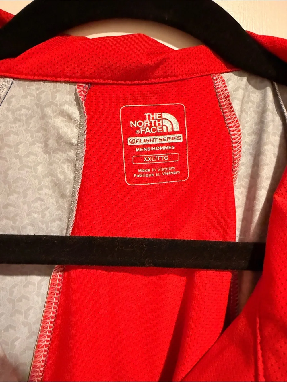 The North Face Blue Jacket with Red Trim